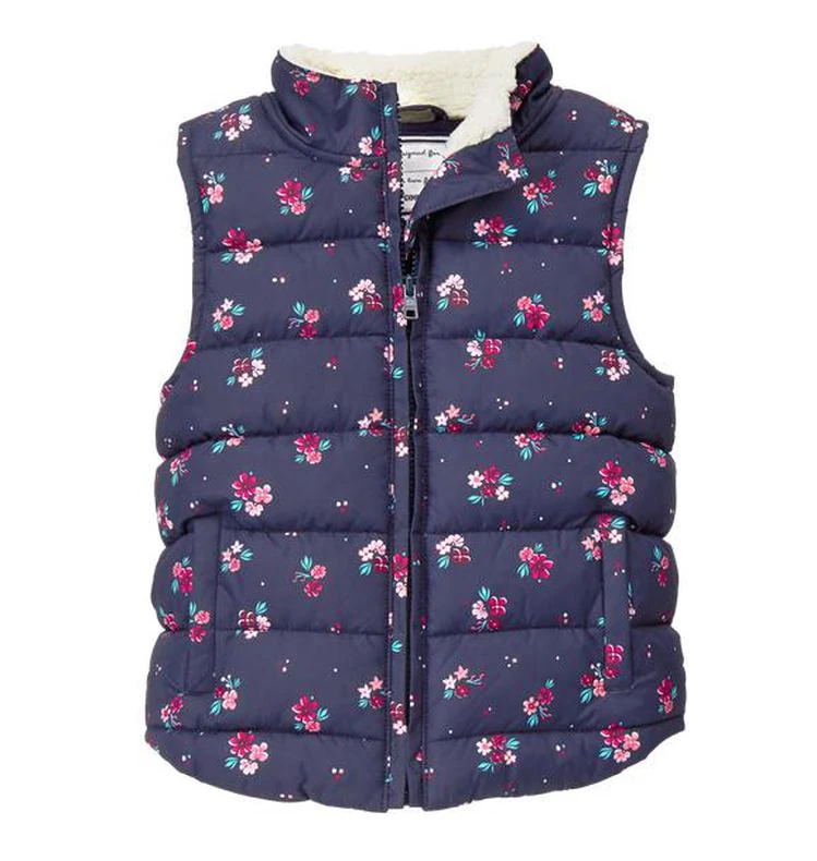 商品Gymboree|Floral Puffer Vest,价格¥188,第1张图片