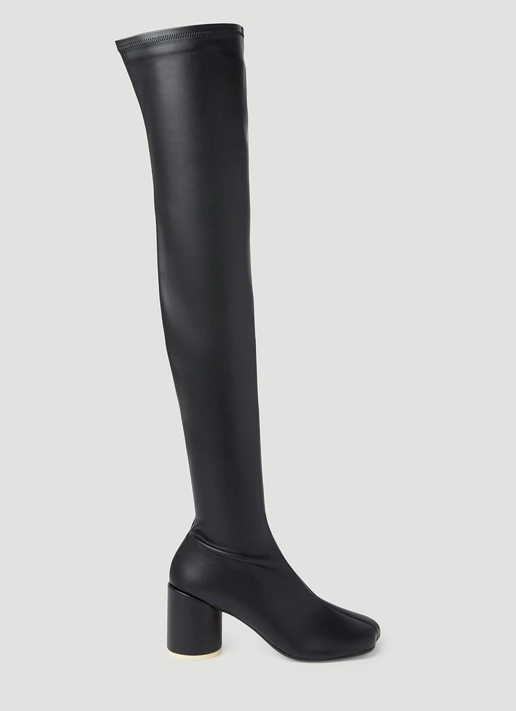 商品MM6|Anatomic Thigh High Boots,价格¥2915,第1张图片