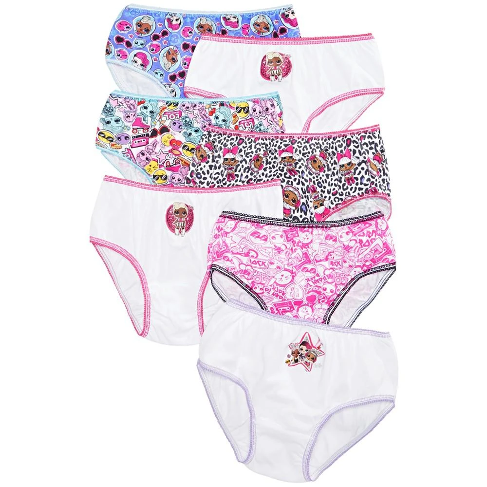 商品LOL Surprise!|L.O.L. Surprise!  Little & Big Girls 7-Pk. Cotton Panties,价格¥195,第2张图片详细描述