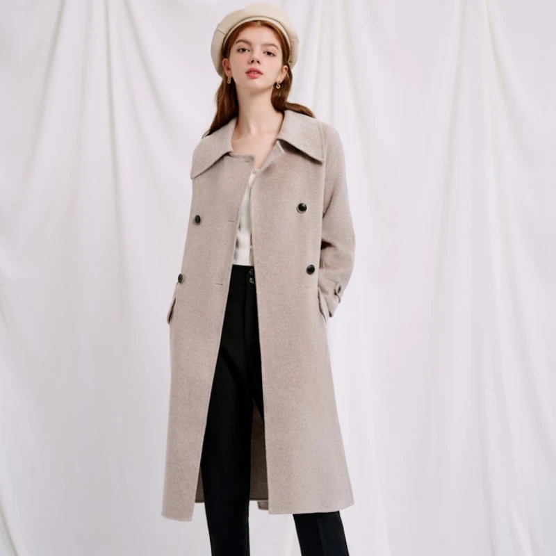 Enola Wool Coat - Oatmeal | Enola羊毛大衣 - 燕麦色 商品