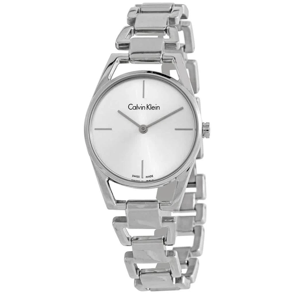 商品Calvin Klein|精致石英银表盘女士手表 瑞士制造,价格¥370,第1张图片