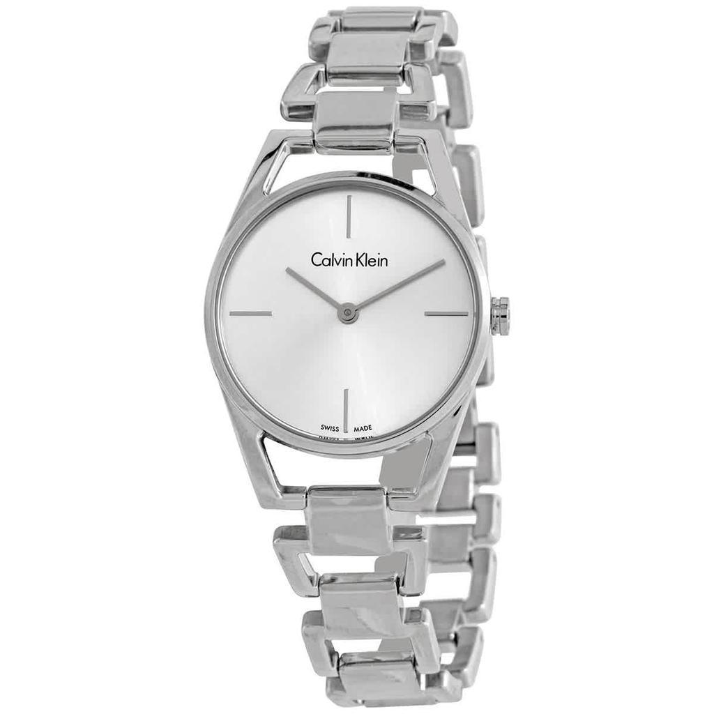商品Calvin Klein|精致石英银表盘女士手表 瑞士制造,价格¥369,第1张图片