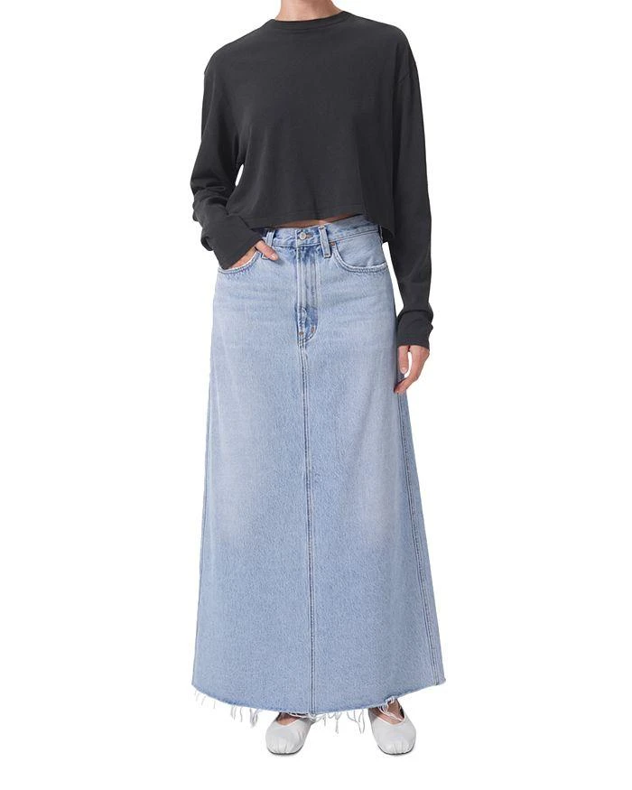 商品AGOLDE|Hilla Denim Maxi Skirt,价格¥648,第3张图片详细描述