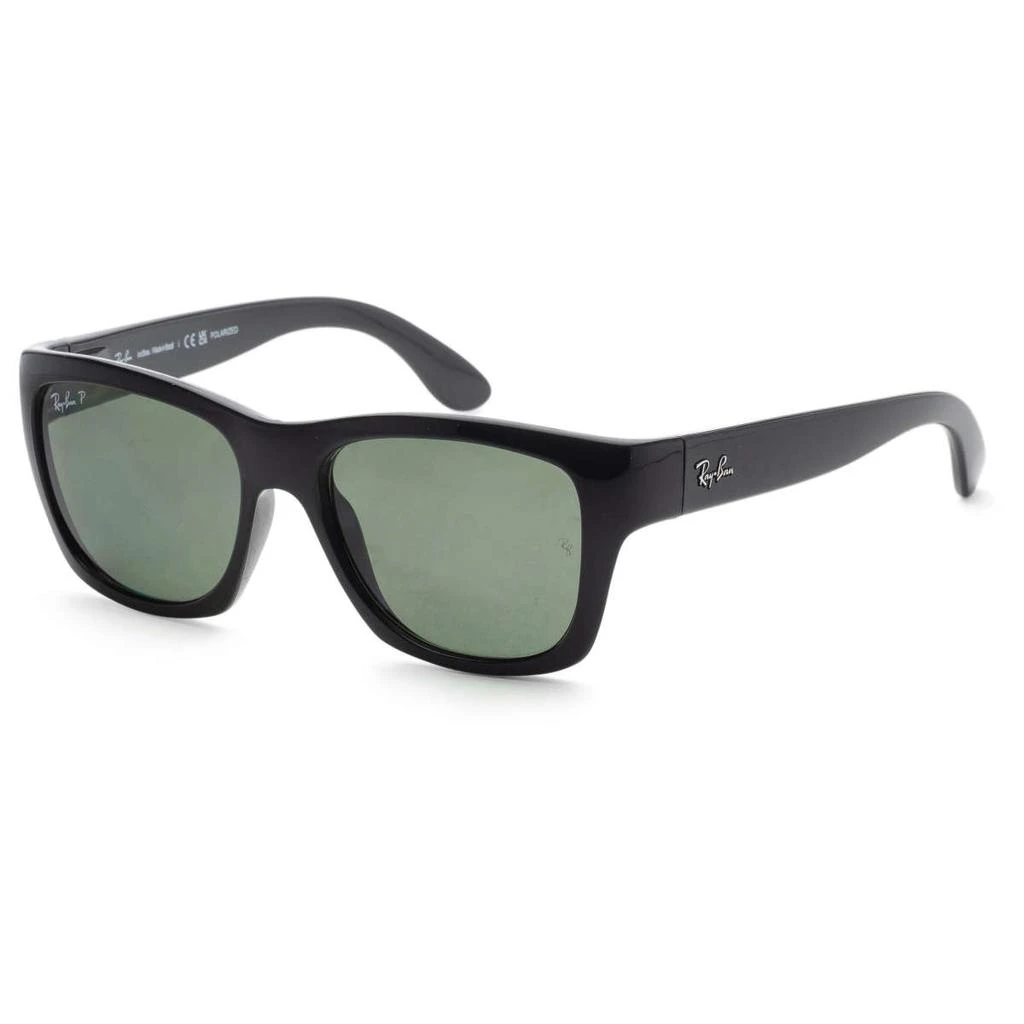 商品Ray-Ban|Ray-Ban Men's Black Square Polarized Sunglasses,价格¥602,第1张图片