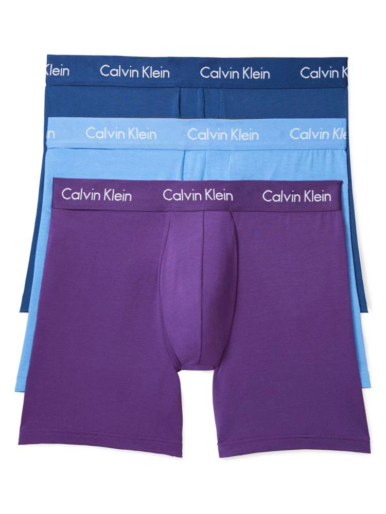 商品Calvin Klein|男士莫代尔平角内裤三件套,价格¥360,第1张图片