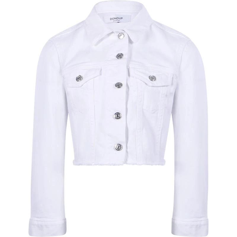 商品DONDUP|Classic denim jacket in white,价格¥1723,第1张图片