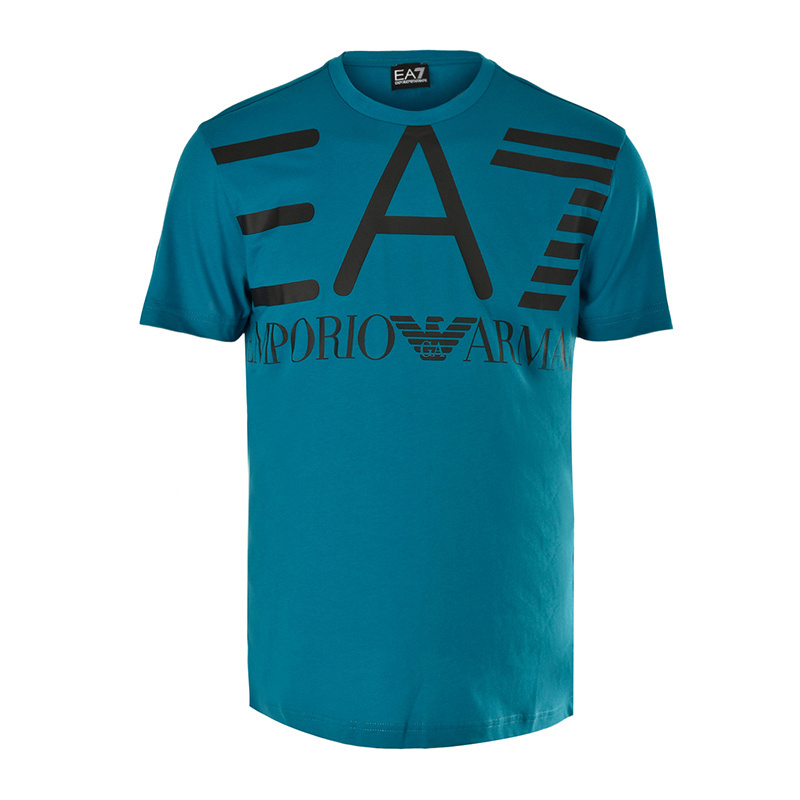 商品Emporio Armani|Emporio Armani 安普里奥 阿玛尼 EA7男士短袖T恤蓝色 3GPT06-J02Z-1522,价格¥429,第1张图片