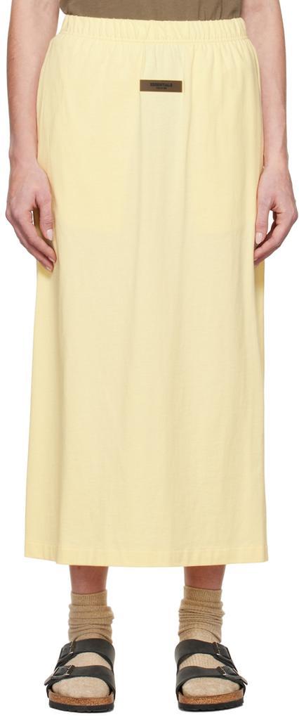 商品Essentials|黄色棉质半身裙,价格¥1079,第1张图片