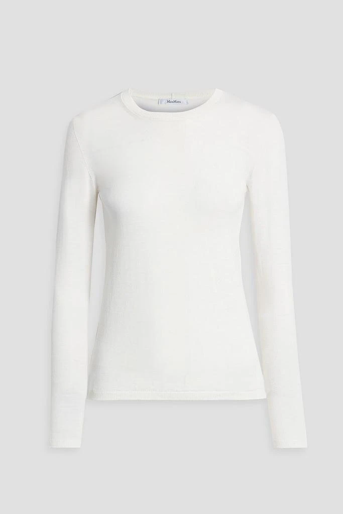 商品Max Mara|Gamma wool-gauze sweater,价格¥2041,第1张图片