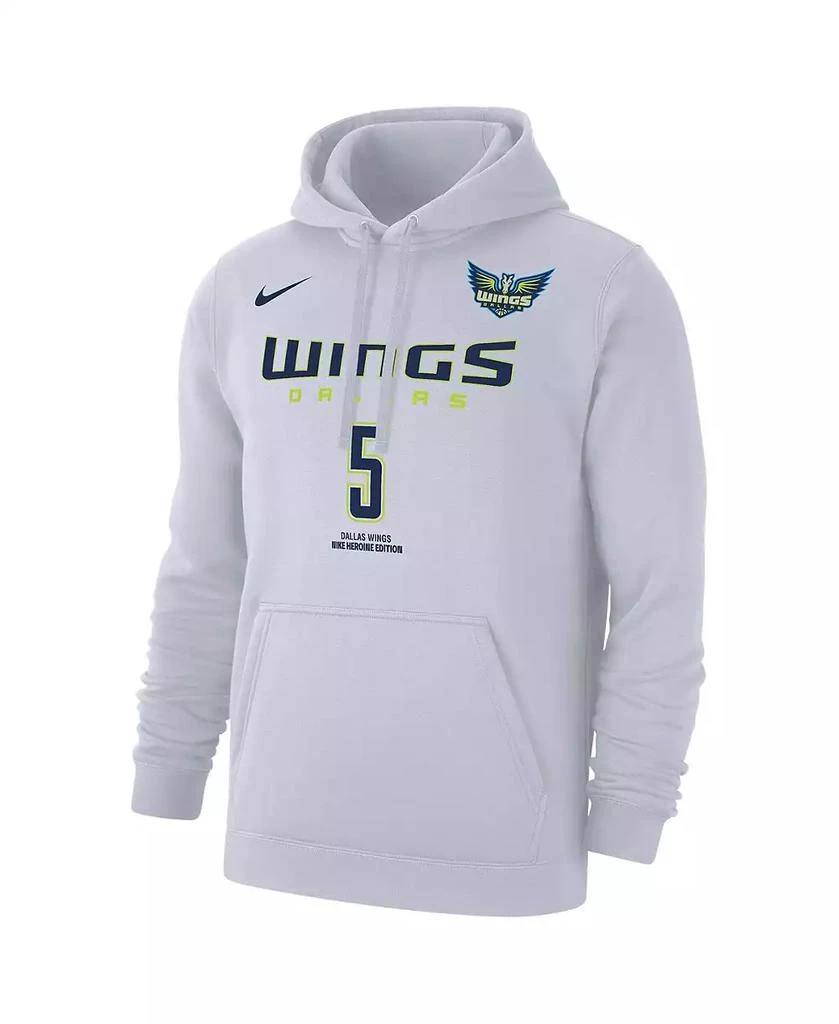 商品NIKE|Men's Paige Bueckers White Dallas Wings 2025 WNBA Draft Heroine Edition Name Number Pullover Hoodie,价格¥633,第2张图片详细描述