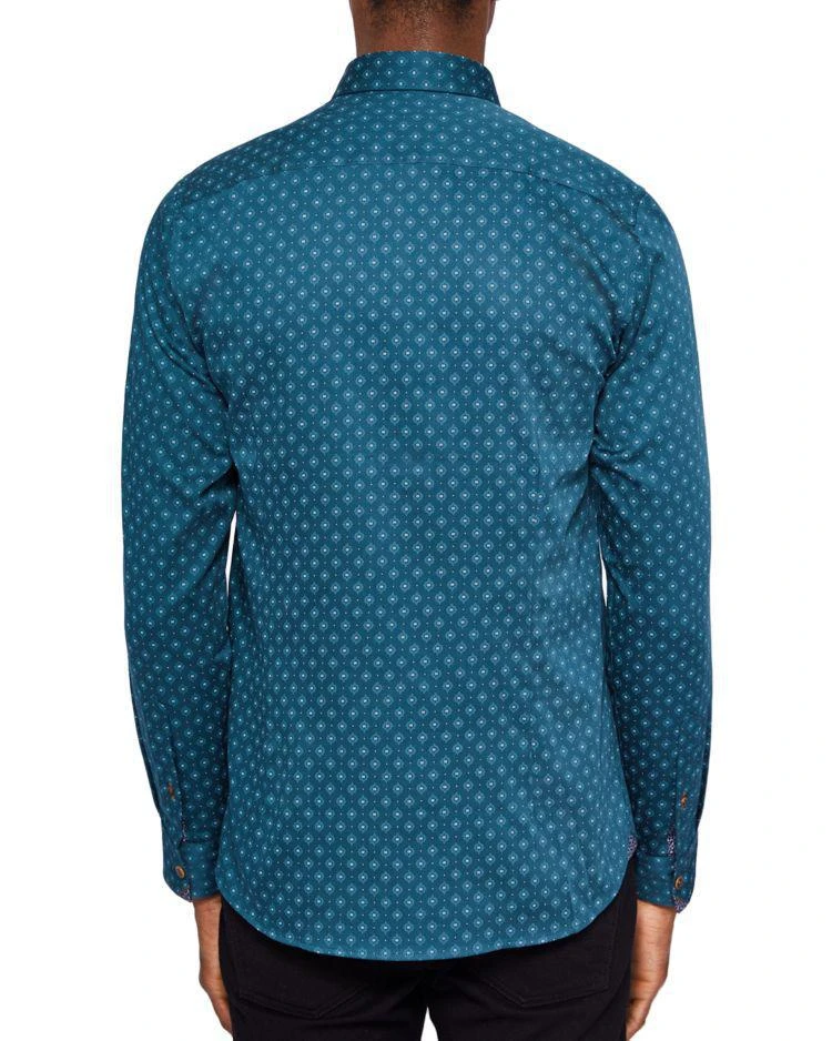 商品Ted Baker London|Ted Baker Wunderr Diamond Regular Fit Button-Down Shirt,价格¥689,第2张图片详细描述