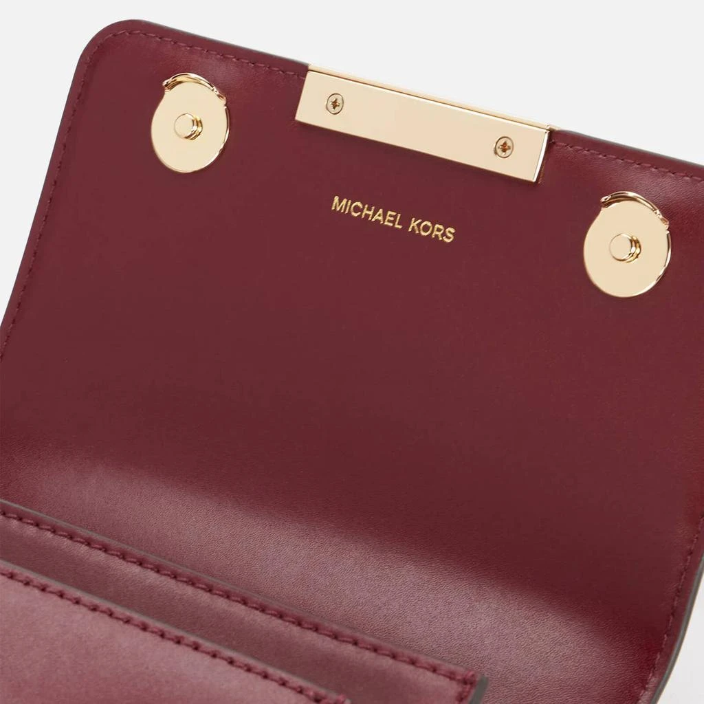 商品Michael Kors|MICHAEL Michael Kors Women's Jade Gusset Cross Body Bag - Dk Berry,价格¥974,第4张图片详细描述