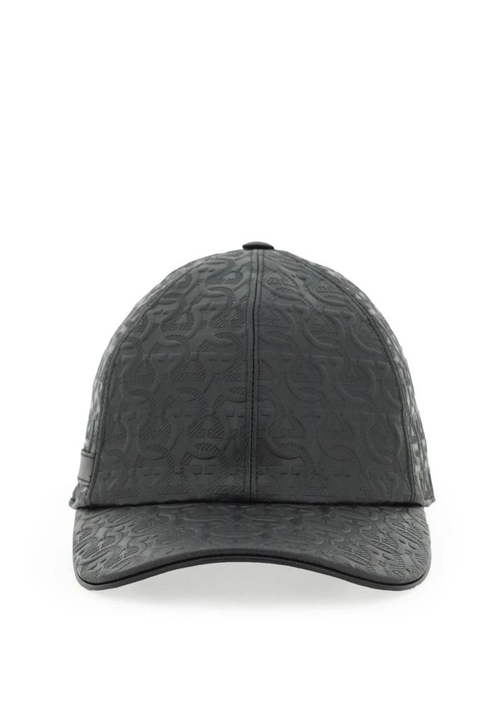 商品Salvatore Ferragamo|EMBOSSED LEATHER BASEBALL CAP,价格¥2310,第1张图片