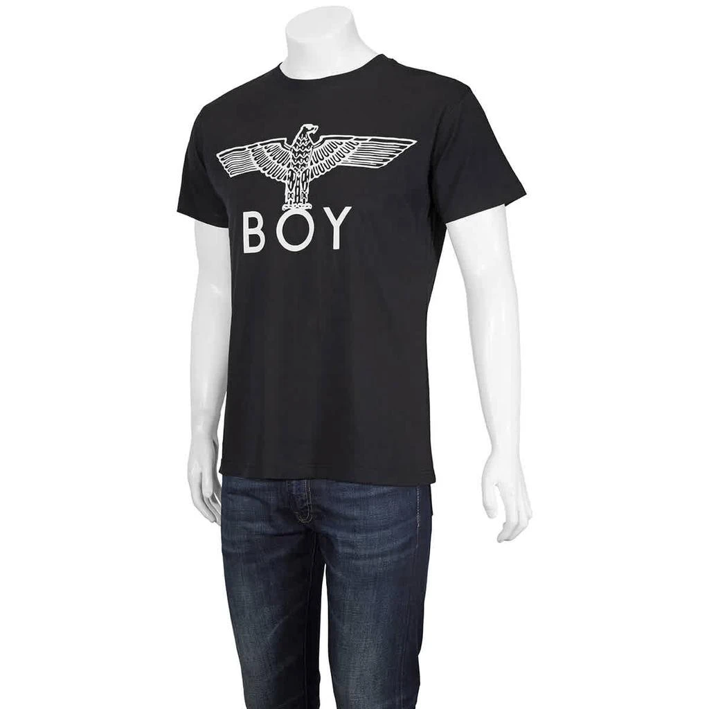 Black Boy Eagle Logo Print T-Shirt 商品
