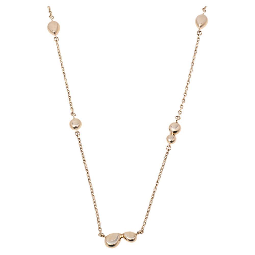 商品[二手商品] Dior|Dior Crystals Gold Tone Metal Necklace,价格¥2820,第5张图片详细描述