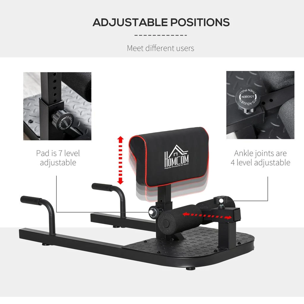 Streamdale 3-in-1 Padded Push Up Sit Up Deep Sissy Squat Machine Home Gym Fitness Equipment 商品