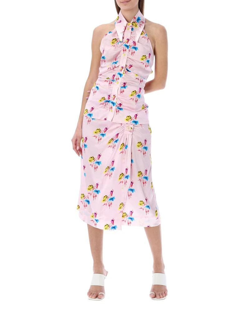 商品Ganni|Ganni Floral Printed Halterneck Top,价格¥901,第3张图片详细描述