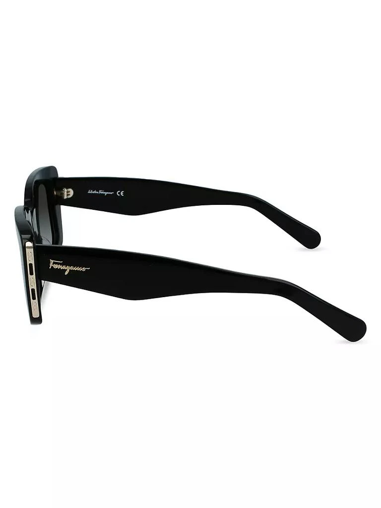 商品Salvatore Ferragamo|Gancini 52MM Modified Rectangle Sunglasses,价格¥2485,第4张图片详细描述