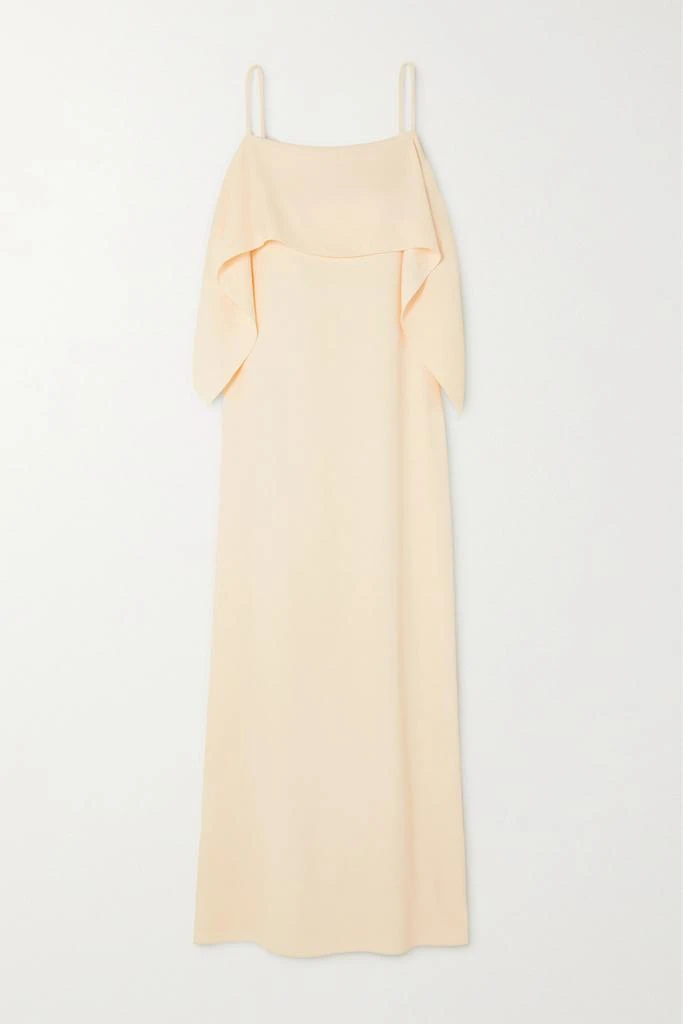 商品Totême|露背垂坠斜纹布超长连衣裙  - DK36,价格¥2635,第1张图片