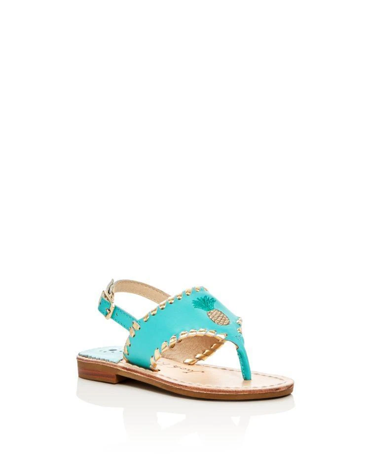 商品Jack Rogers|女孩(幼儿)Girls' Little Miss Pineapple Sandals - Walker, Toddler,价格¥389,第1张图片