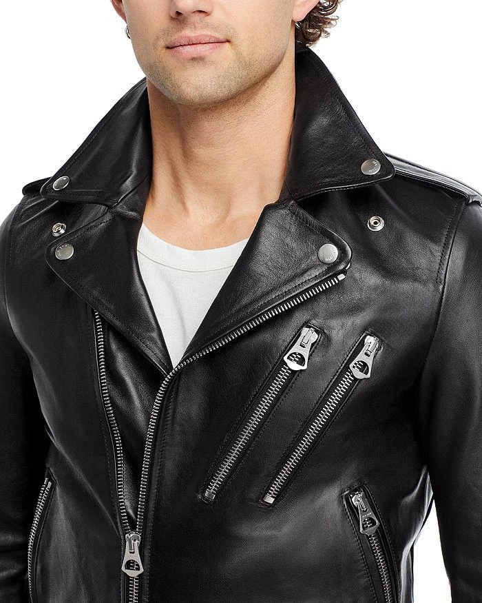 Slim Fit Moto Leather Jacket 商品