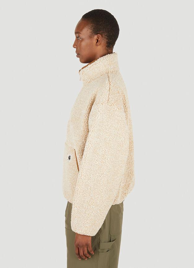 商品Carhartt WIP|Ella Fleece Jacket in Beige,价格¥1178,第5张图片详细描述