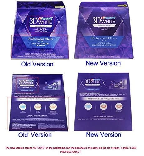商品Crest|Crest 3D No Slip Whitestrips Professional Effects Teeth Whitening Kit 20 ea,价格¥396,第5张图片详细描述