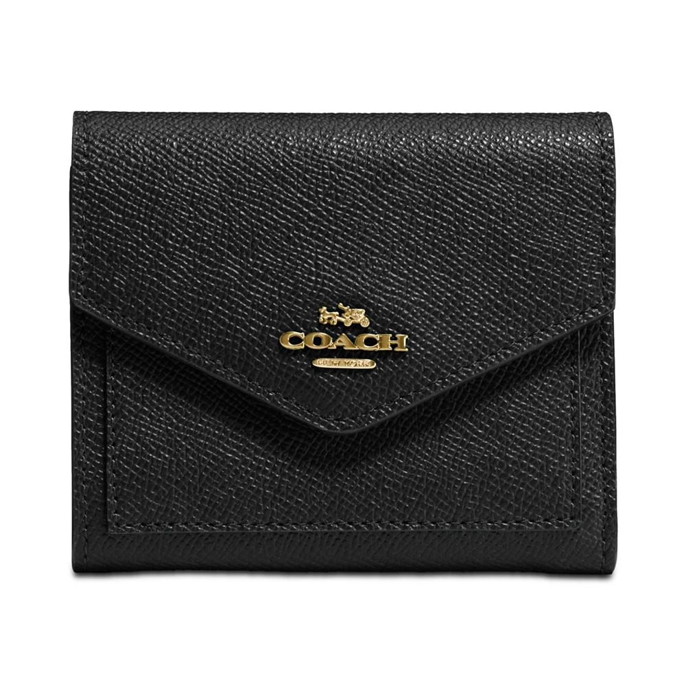 商品Coach|十字纹皮革小号钱包,价格¥744,第1张图片