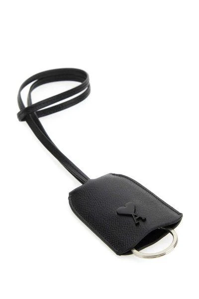 商品AMI|RAFFIA LOGO KEY TAG,价格¥918,第3张图片详细描述