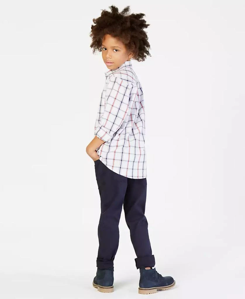 商品Tommy Hilfiger|Toddler and Little Boys Samuel Plaid Button-Down Shirt,价格¥303,第3张图片详细描述