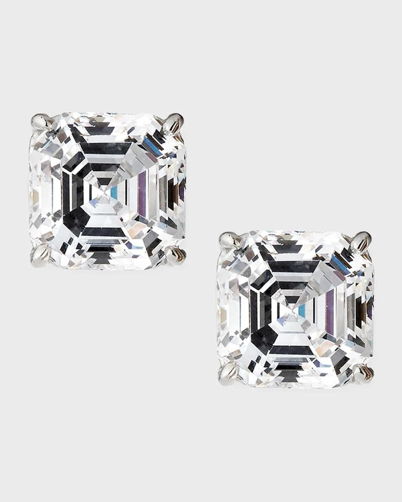 商品Fantasia by DeSerio|14K Yellow Gold 5ct Asscher Stud Earrings,价格¥4618,第1张图片详细描述