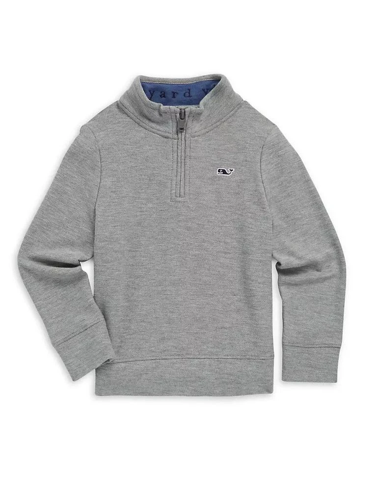 商品Vineyard Vines|Little Boy's &amp; Boy's Reverse Deep Sweater,价格¥219,第1张图片
