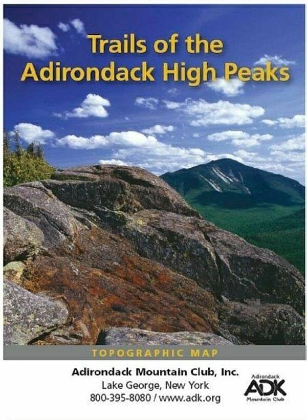 商品Adirondack Mtn Club|ADK - Trails of ADK High Peaks Map,价格¥100,第1张图片