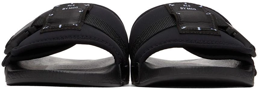 商品Alexander McQueen|Black Infinity Slides,价格¥374,第2张图片详细描述