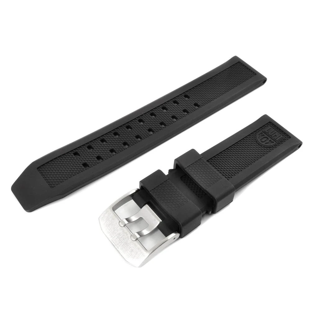 商品Luminox|Luminox Men's Watch Strap - Navy Seal 23mm Black Rubber | BLU-FP.3050.20Q,价格¥323,第1张图片