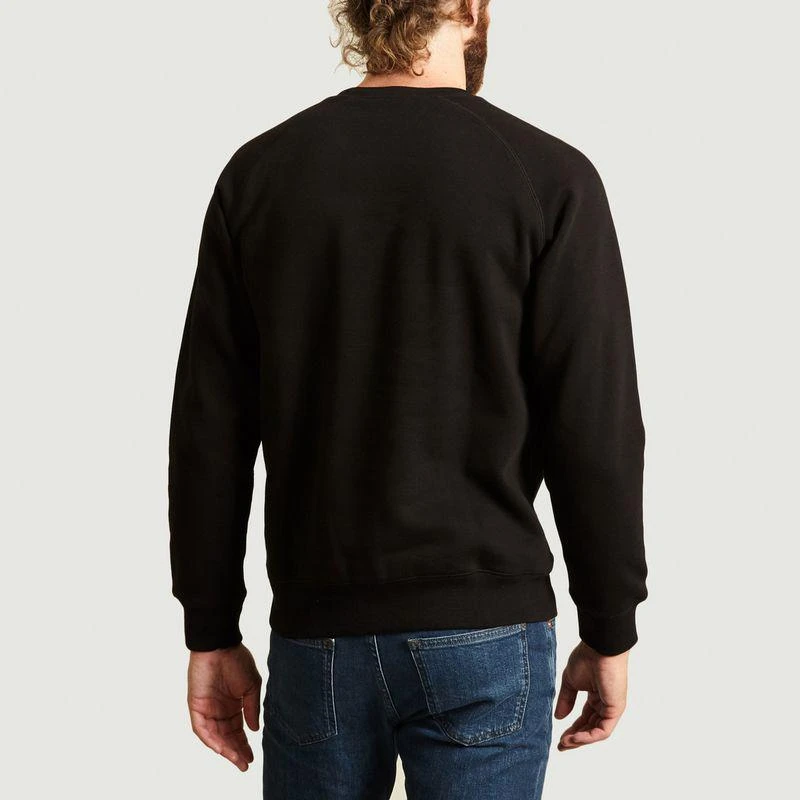 商品Carhartt|Chase Sweatshirt Black Gold CARHARTT WIP,价格¥567,第3张图片详细描述