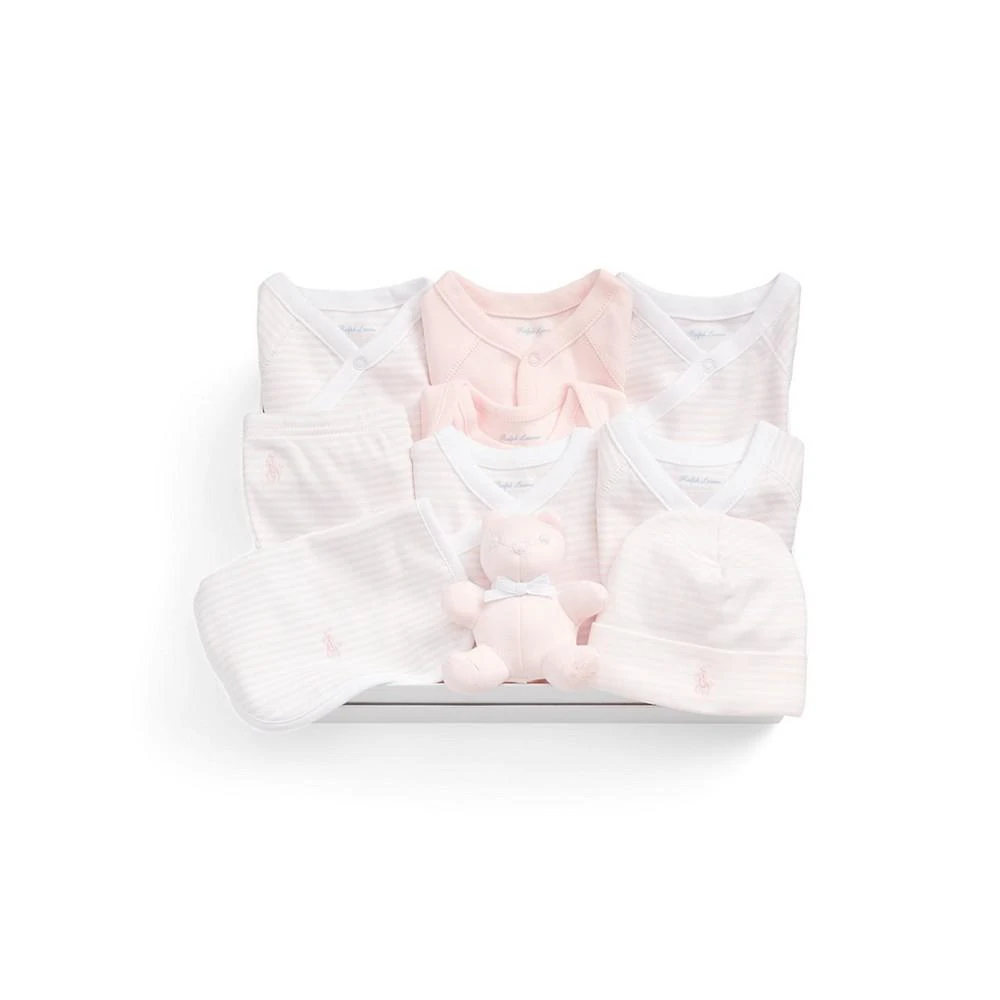 商品Ralph Lauren|Baby Girls Organic Cotton Gift Set, 11 Piece,价格¥2441,第1张图片