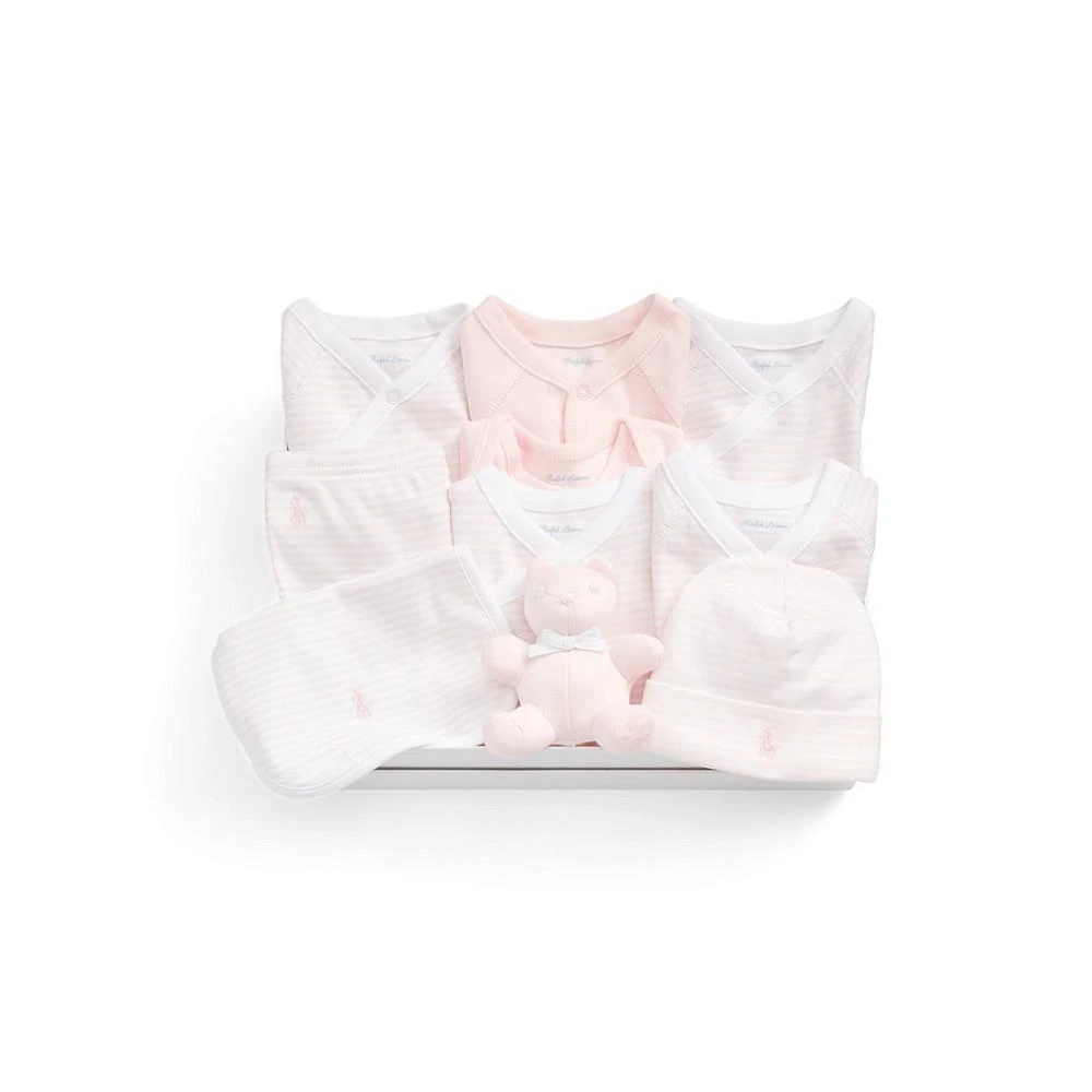 商品Ralph Lauren|Baby Girls Organic Cotton Gift Set, 11 Piece,价格¥2430,第1张图片