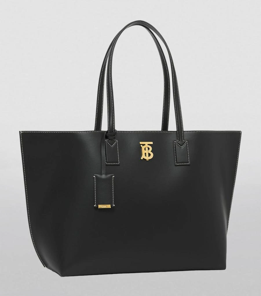 商品Burberry|Medium Leather TB Monogram Tote Bag,价格¥13244,第3张图片详细描述