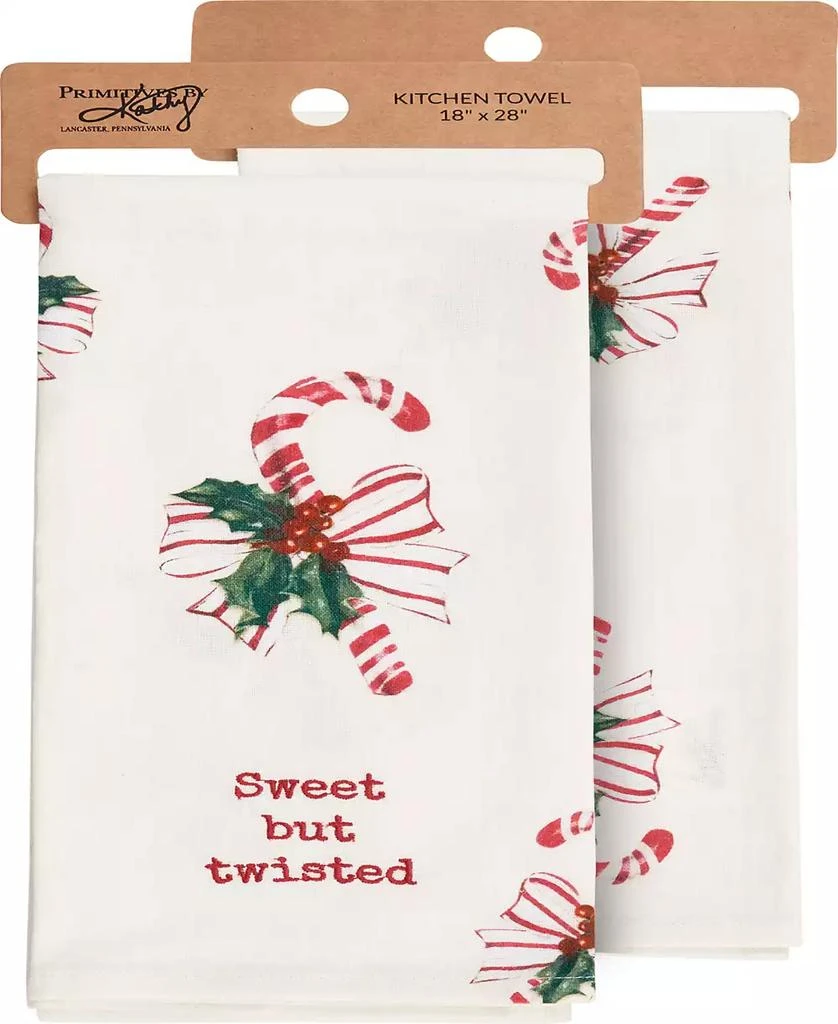 商品Primitives by Kathy|Sweet but Twisted Kitchen Towel,价格¥124,第1张图片