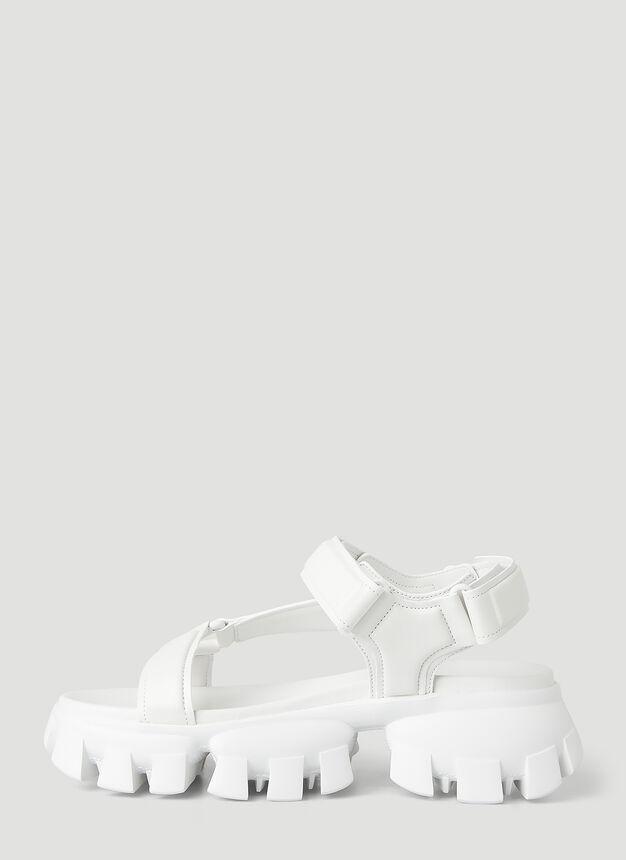 商品Prada|Cloudbust Thunder Sandals in White,价格¥7242,第5张图片详细描述