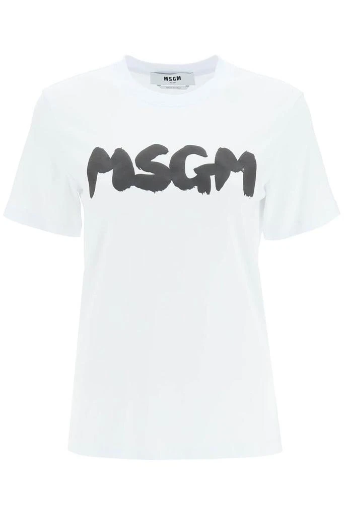 商品MSGM|Msgm logo print t-shirt,价格¥665,第1张图片