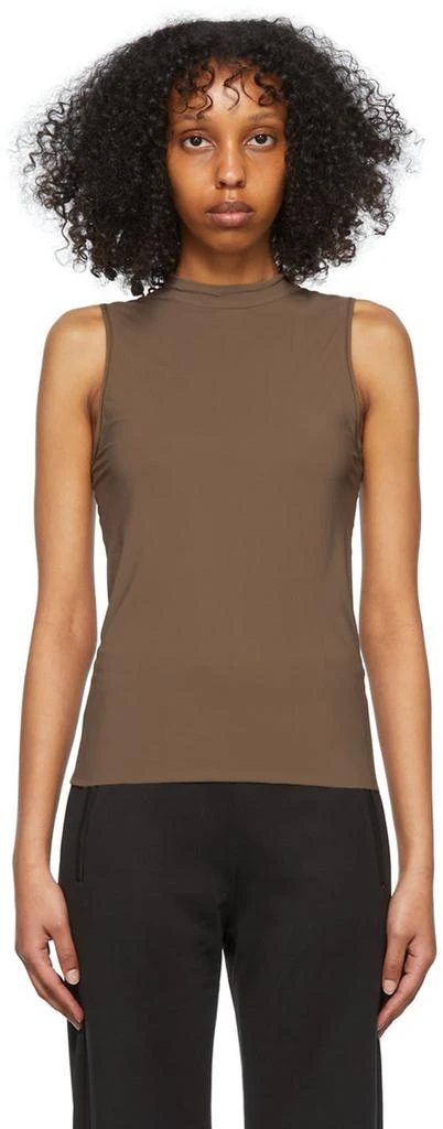 商品FILIPPA K|Brown Nylon Sport Top,价格¥435,第1张图片