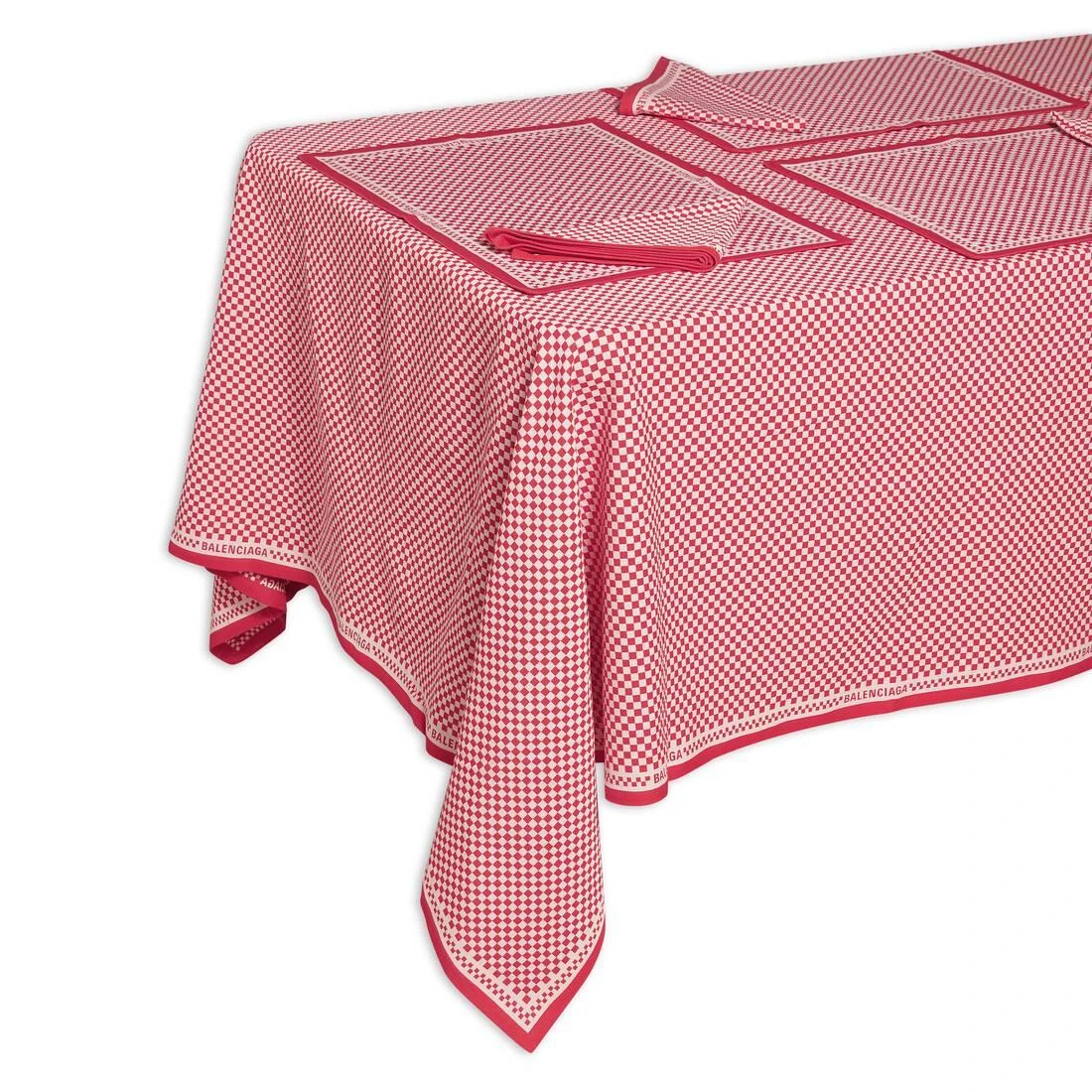 包邮包税【预售7天发货】 BALENCIAGA巴黎世家 23秋冬 男士 家居用品 Bistro Table Set  in Red/white 683937T01146090 商品