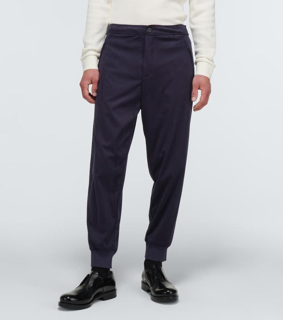 商品Giorgio Armani|丝绒运动裤,价格¥6283,第5张图片详细描述
