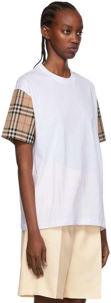 商品Burberry|白色 Vintage Check T 恤,价格¥6208,第2张图片详细描述