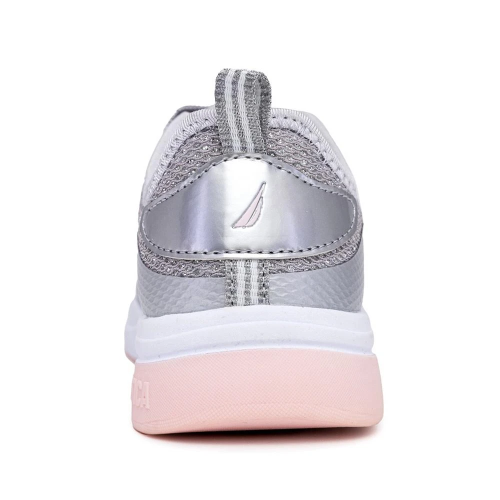 商品Nautica|Little Girls Tupple Casual Glitter Lace Up Sneakers,价格¥177,�第3张图片详细描述