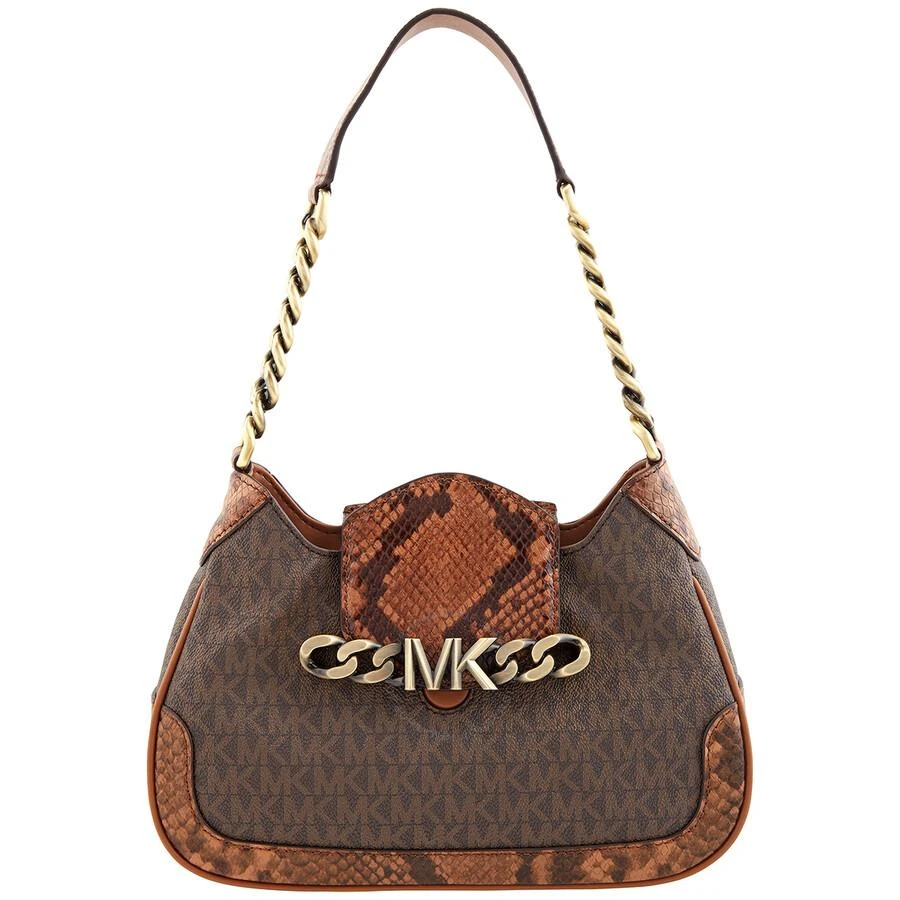 商品Michael Kors|Small Hally Signature Logo Print Shoulder Bag,价格¥1338,第1张图片