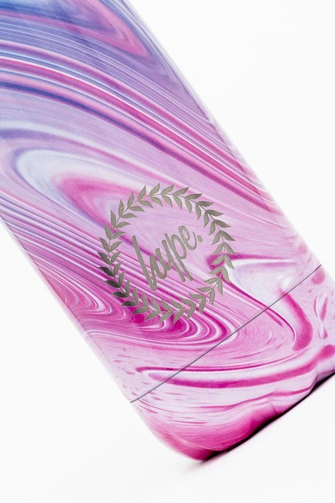 商品HYPE ACCESSORIES|HYPE UNISEX TEAL PURPLE MARBLE CREST BOTTLE,价格¥167,第3张图片详细描述