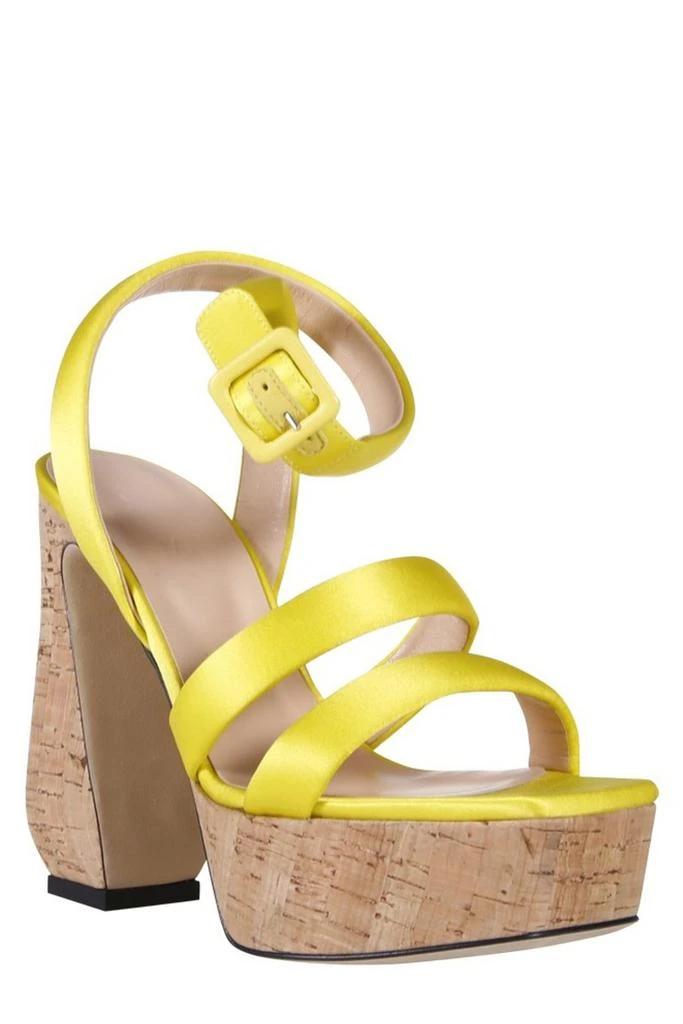 商品Si Rossi|Si Rossi Block-Heel Strap Sandals,价格¥2921,第2张图片详细描述